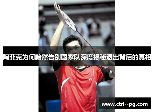 陶菲克为何黯然告别国家队深度揭秘退出背后的真相